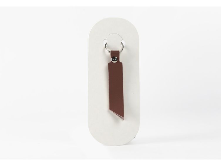 Porte-clé en cuir Lanière Biseau - 03-043-01