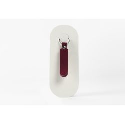 Porte-clé en cuir Lanière Arrondie - 03-044-01