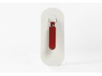 Porte-clé en cuir Lanière Arrondie - 03-044-01