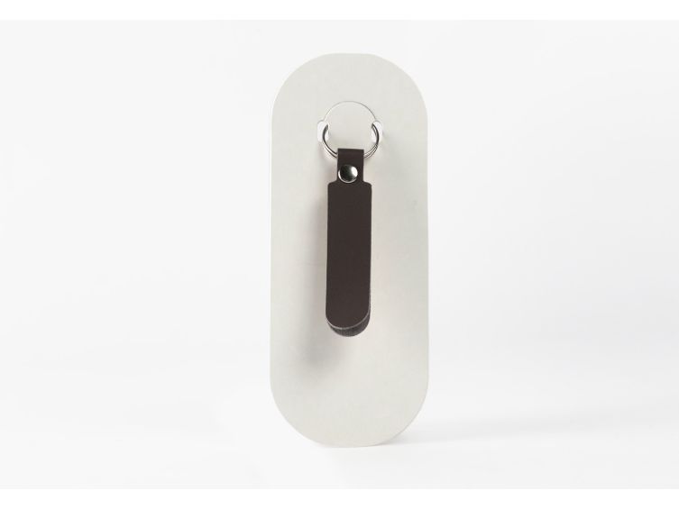 Porte-clé en cuir Lanière Arrondie - 03-044-01