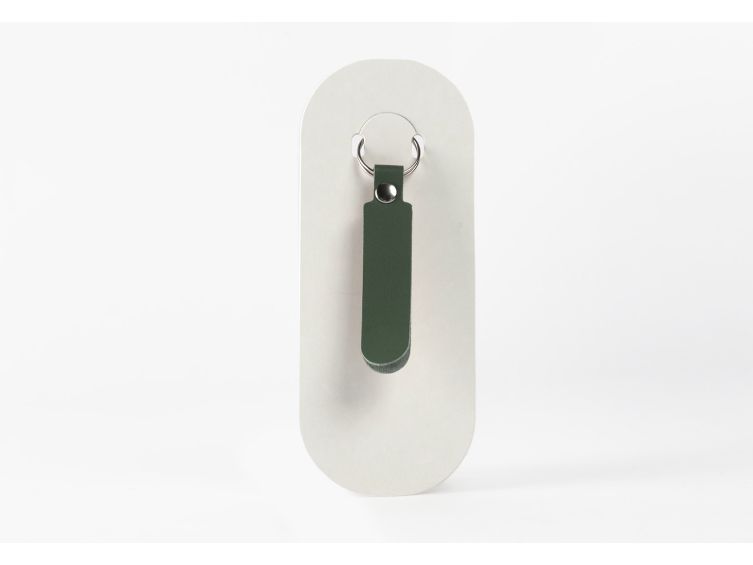Porte-clé en cuir Lanière Arrondie - 03-044-01