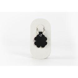 Porte-clé en cuir Trèfle 4 Feuilles - 03-048-01