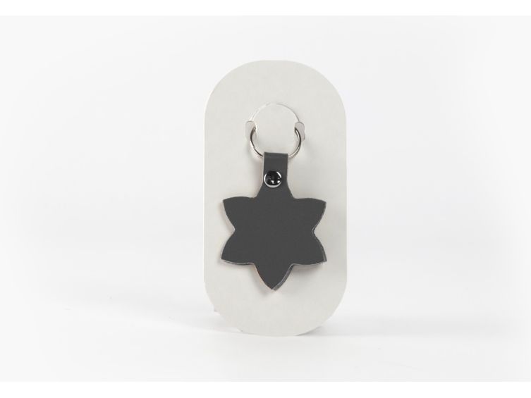 Porte-clé en cuir Fleur - 03-054-01