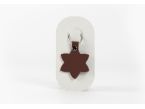 Porte-clé en cuir Fleur - 03-054-01