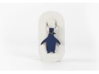 Porte-clé en cuir Pingouin - 03-058-01