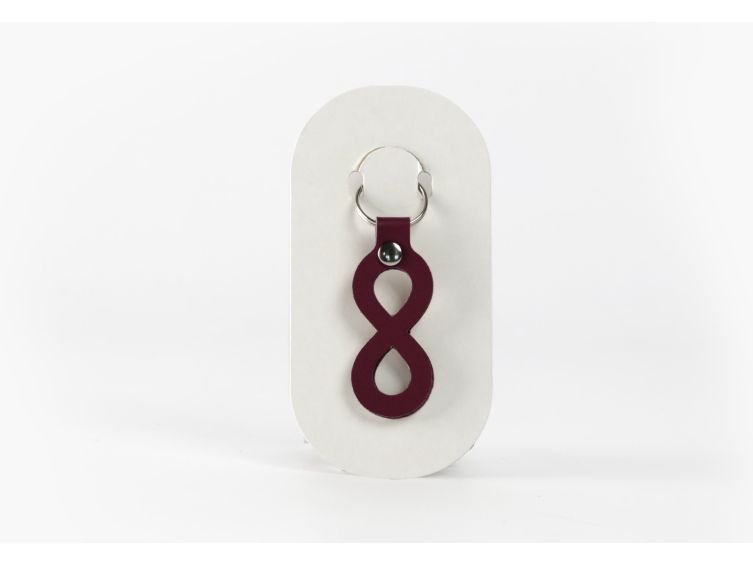 Porte-clé en cuir Infini - 03-067-01