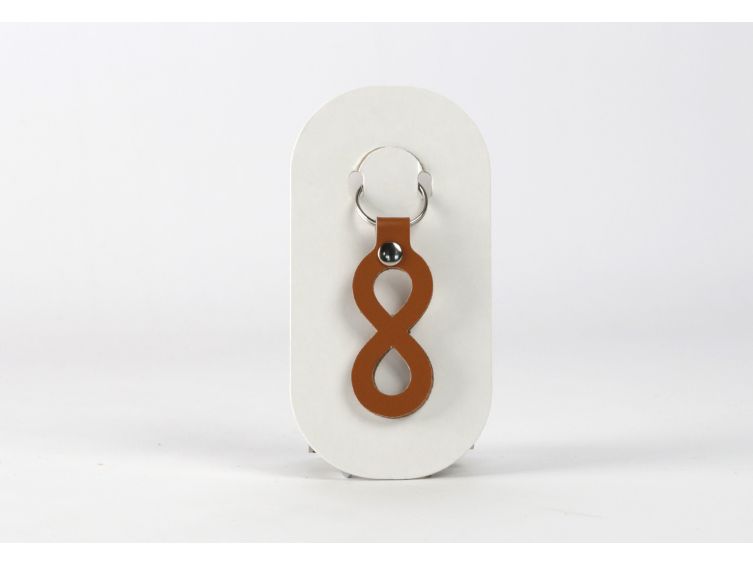 Porte-clé en cuir Infini - 03-067-01