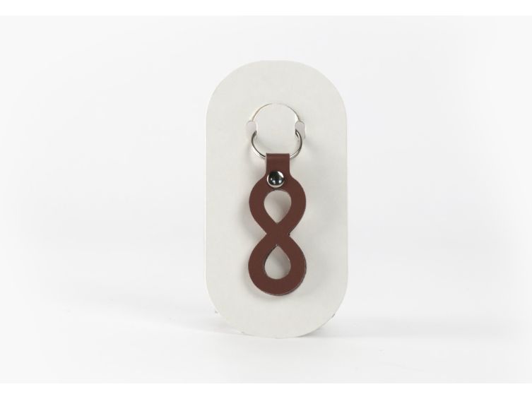 Porte-clé en cuir Infini - 03-067-01
