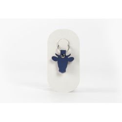 Porte-clé en cuir Tête de Vache - 03-068-01