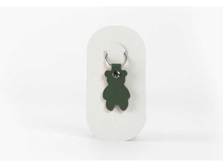 Porte-clé en cuir Ourson - 03-069-01