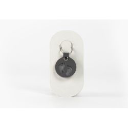 Porte-clé en cuir Rond Pieds Bébé - 03-071-01