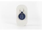 Porte-clé en cuir Rond - Alphabet -