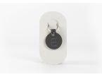 Porte-clé en cuir Rond - Alphabet -