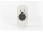 Porte-clé en cuir Rond - Alphabet -