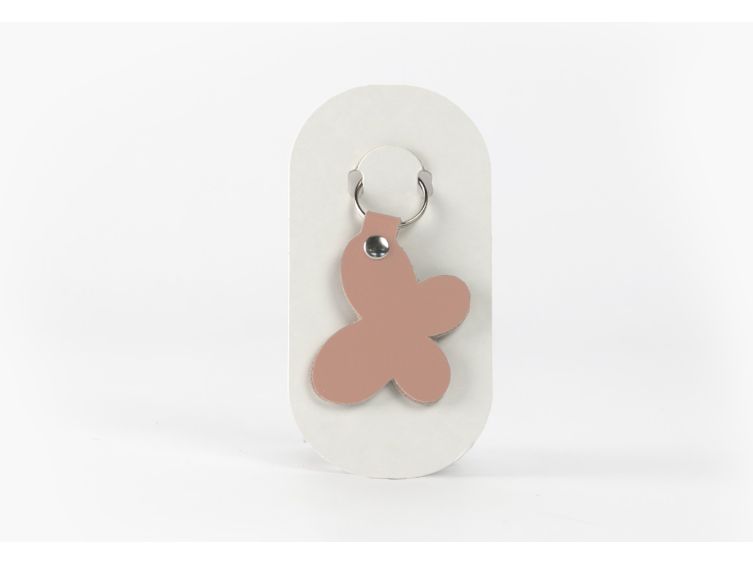 Porte-clé en cuir Papillon - 03-028-01