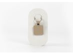 Porte-clé en cuir Carré Simple - 03-035-01