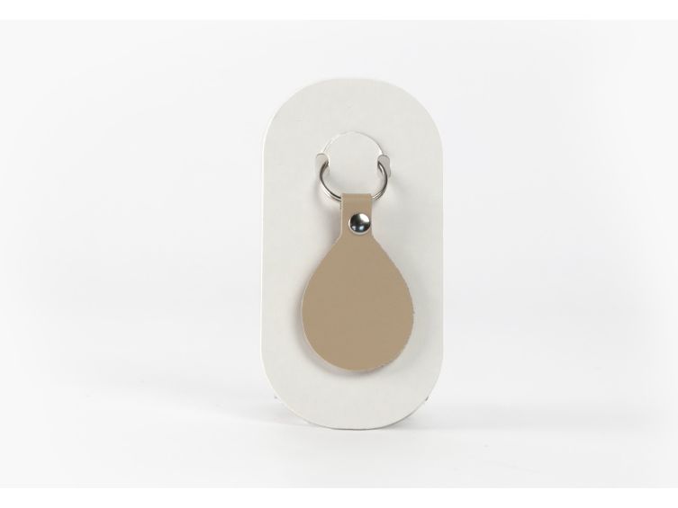 Porte-clé en cuir Goutte d'Eau - 03-036-01