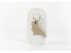 Porte-clé en cuir Oiseau - 03-040-01