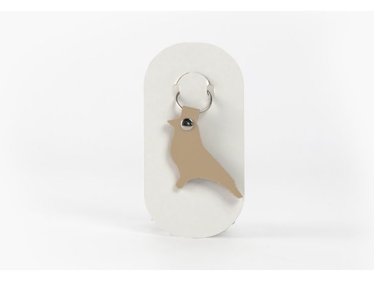 Porte-clé en cuir Oiseau - 03-040-01