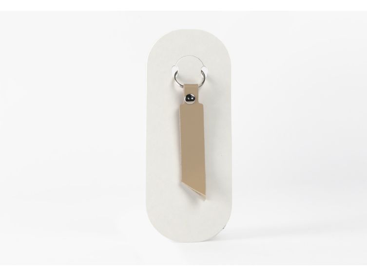 Porte-clé en cuir Lanière Biseau - 03-043-01