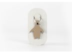 Porte-clé en cuir Pingouin - 03-058-01