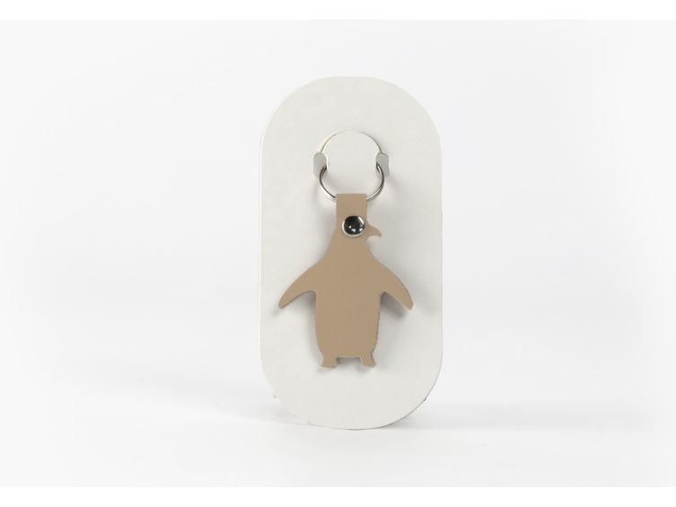 Porte-clé en cuir Pingouin - 03-058-01