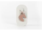 Porte-clé en cuir Tête de Cheval - 03-061-01