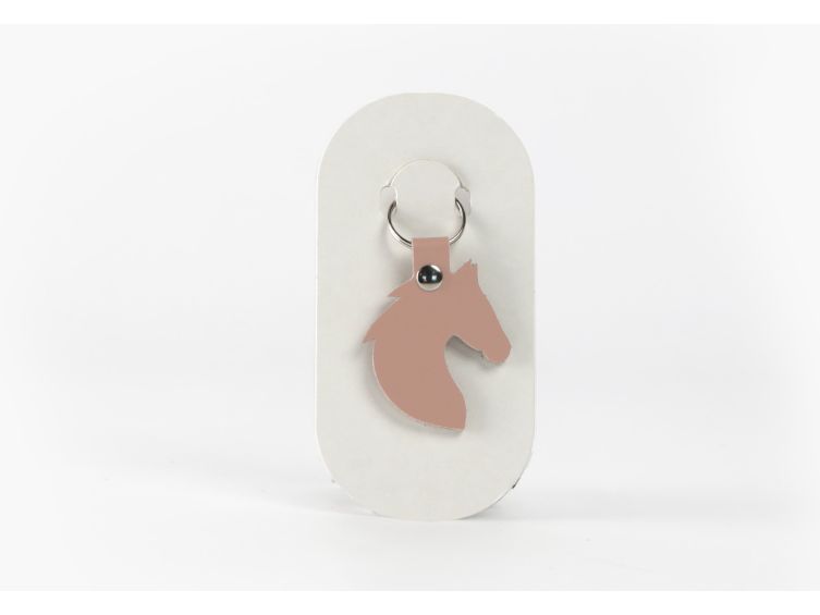 Porte-clé en cuir Tête de Cheval - 03-061-01