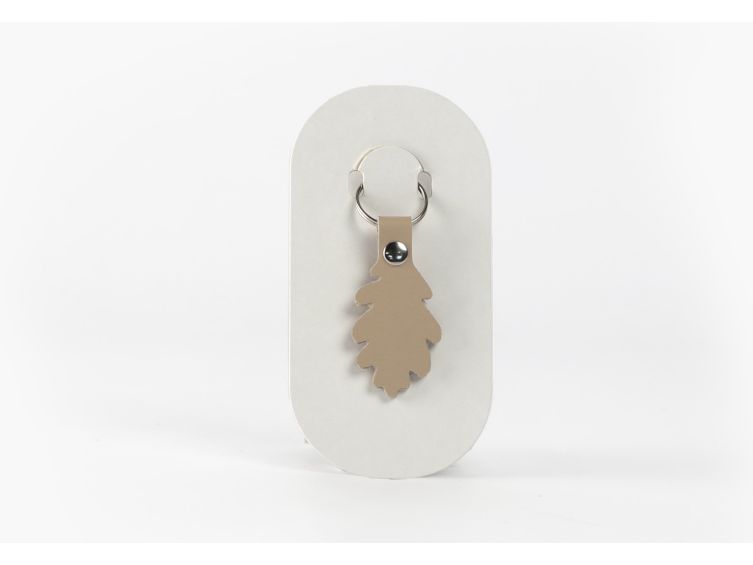 Porte-clé en cuir Feuille - 03-066-01