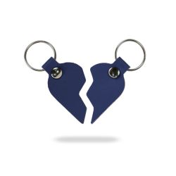Ensemble porte-clé en cuir Coeur Brisé - 03-045 + 046-01