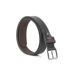 Ceinture cuir reverso noir / marron - 11100