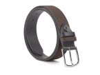 Ceinture cuir reverso noir / marron - 11101