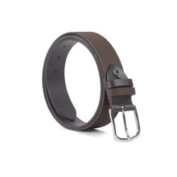 Ceinture cuir reverso noir / marron - 11101