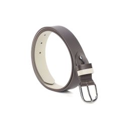 Ceinture cuir reverso marron foncé / tango - 11106