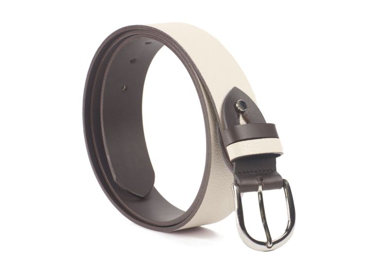 Ceinture cuir reverso marron foncé / tango - 11108