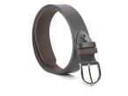 Ceinture cuir reverso noir / marron - 11108