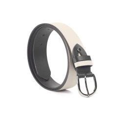 Ceinture cuir reverso noir / tango - 11108