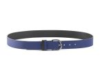 Ceinture cuir reverso noir / lapiz - 11108
