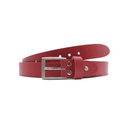 Ceinture la guêpe en cuir rouge 1051