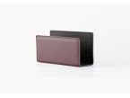 Coffret classique 38cm en cuir bordeaux - COF-500-38