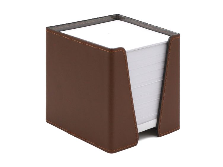 Coffret classique 38cm en cuir marron - COF-500-38
