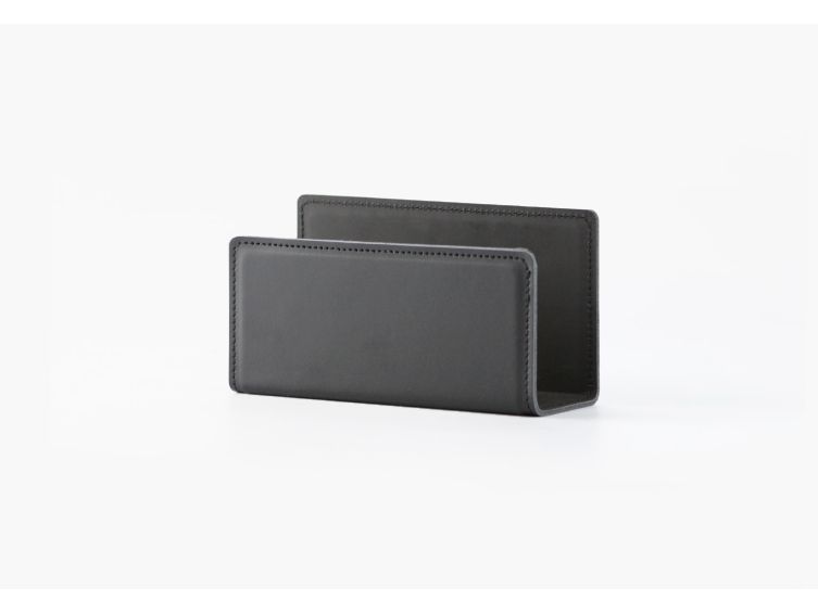 Coffret classique 38cm en cuir noir - COF-500-38