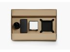 Coffret classique 38cm en cuir noir - COF-500-38