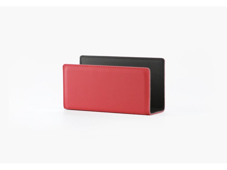 Coffret classique 38cm en cuir rouge - COF-500-38