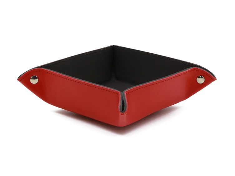 Coffret classique 38cm en cuir rouge - COF-500-38