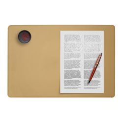 Coffret de bureau en cuir beige SM 5034 + PC+VP+CB+PL + coffret