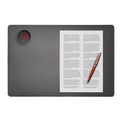 Coffret de bureau en cuir gris SM 5034 + PC+VP+CB+PL + coffret