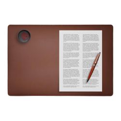 Coffret de bureau en cuir marron SM 5034 + PC+VP+CB+PL + coffret