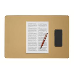 Coffret set bureau cuir extra-confort 60cm beige