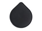 Sous-Verre goutte en cuir noir, set de 6